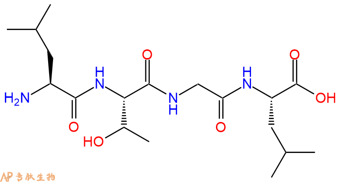 专肽生物产品H2N-Leu-Thr-Gly-Leu-COOH
