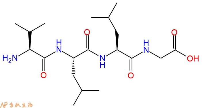 专肽生物产品H2N-Val-Leu-Leu-Gly-COOH
