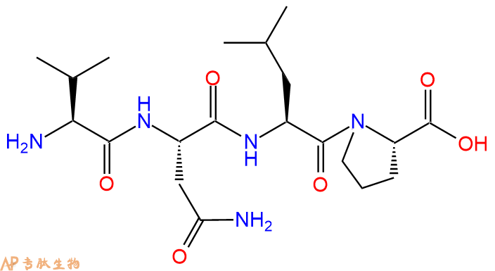 专肽生物产品H2N-Val-Asn-Leu-Pro-COOH