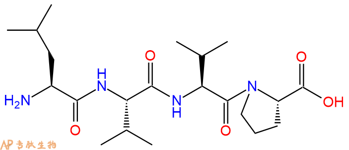 专肽生物产品H2N-Leu-Val-Val-Pro-COOH