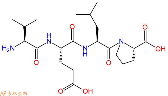 专肽生物产品H2N-Val-Glu-Leu-Pro-COOH