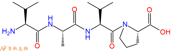 专肽生物产品H2N-Val-Ala-Val-Pro-COOH
