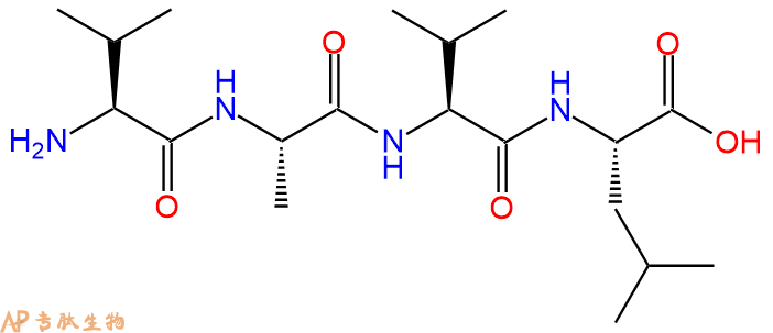专肽生物产品H2N-Val-Ala-Val-Leu-COOH