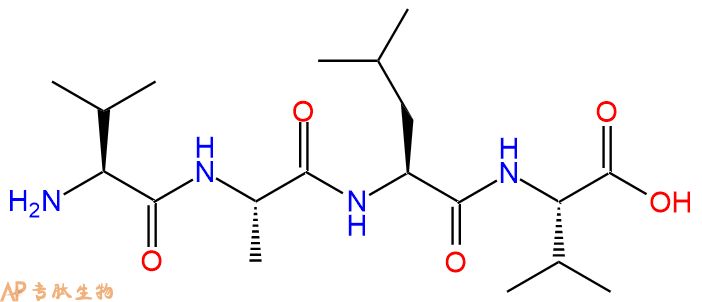 专肽生物产品H2N-Val-Ala-Leu-Val-COOH