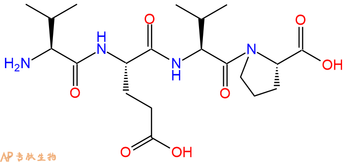 专肽生物产品H2N-Val-Glu-Val-Pro-COOH