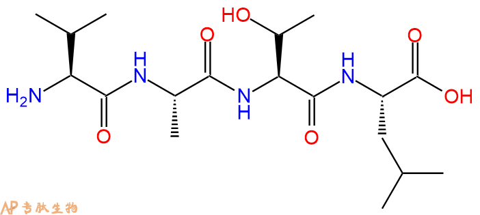 专肽生物产品H2N-Val-Ala-Thr-Leu-COOH