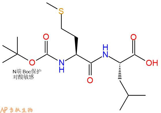 专肽生物产品Boc-Met-Leu-COOH
