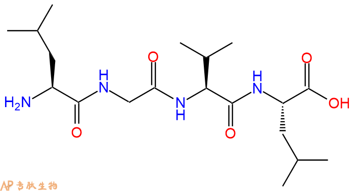 专肽生物产品H2N-Leu-Gly-Val-Leu-COOH