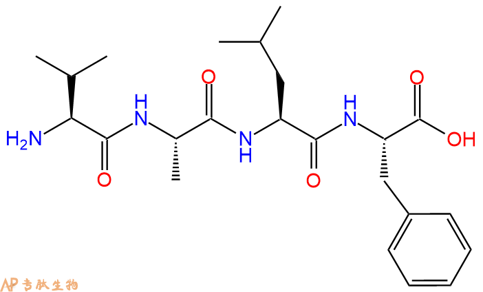 专肽生物产品H2N-Val-Ala-Leu-Phe-COOH