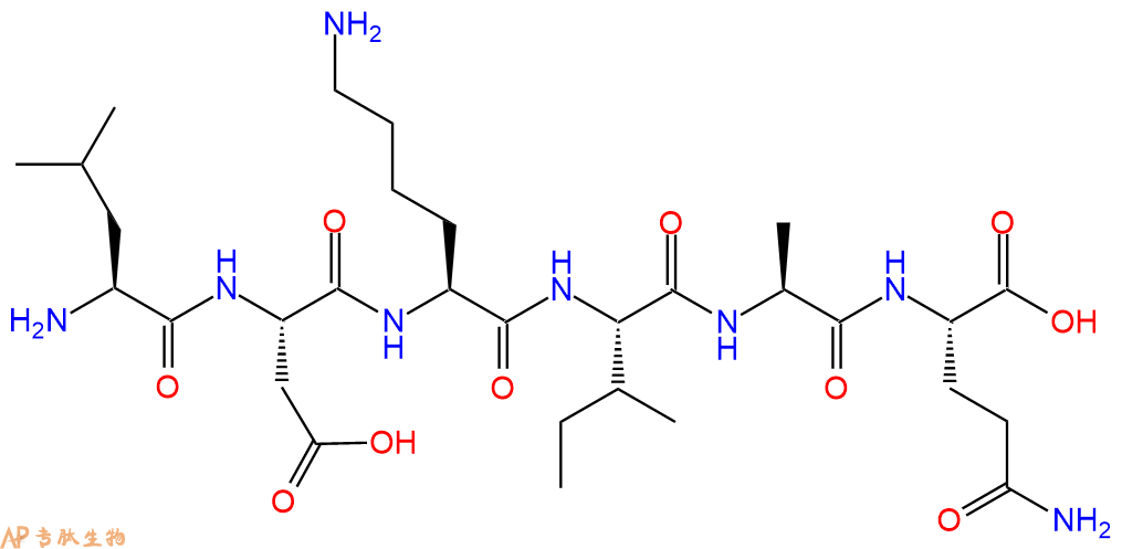 专肽生物产品H2N-Leu-Asp-Lys-Ile-Ala-Gln-COOH