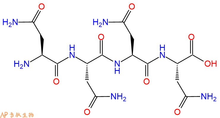 专肽生物产品H2N-Asn-Asn-Asn-Asn-COOH