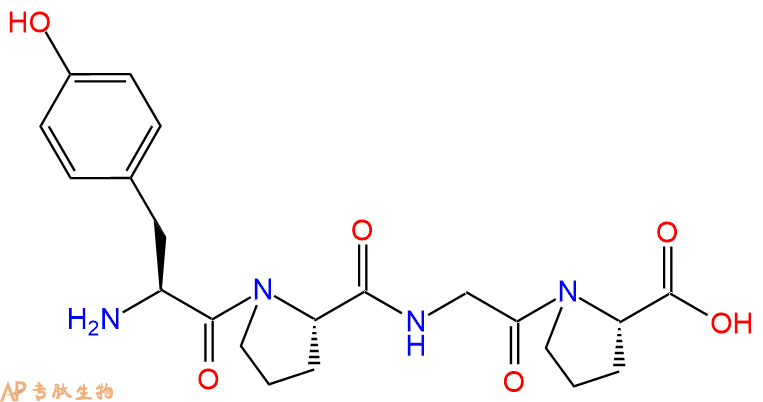 专肽生物产品H2N-Tyr-Pro-Gly-Pro-COOH