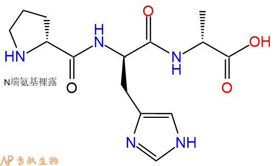 专肽生物产品H2N-DPro-DHis-DAla-COOH