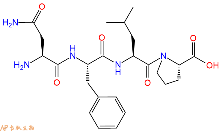 专肽生物产品H2N-Asn-Phe-Leu-Pro-COOH
