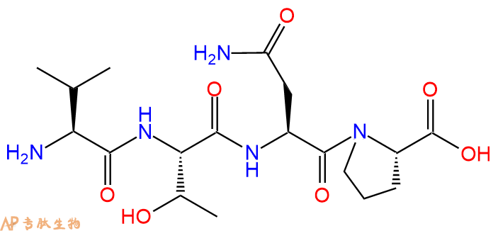 专肽生物产品H2N-Val-Thr-Asn-Pro-COOH