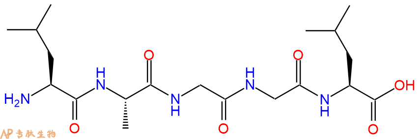 专肽生物产品H2N-Leu-Ala-Gly-Gly-Leu-COOH