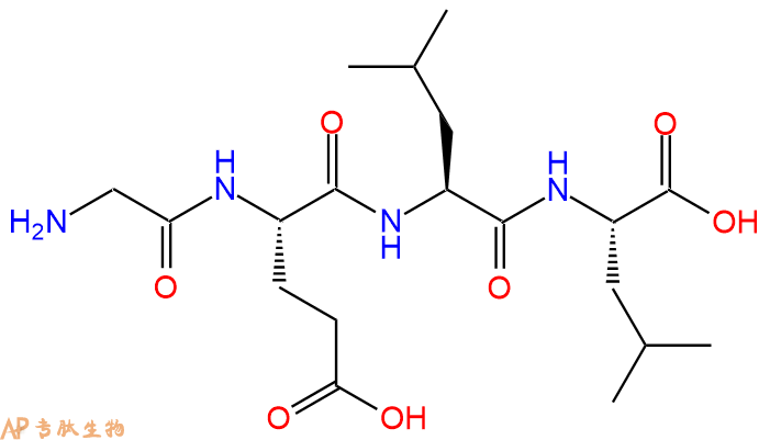 专肽生物产品H2N-Gly-Glu-Leu-Leu-COOH
