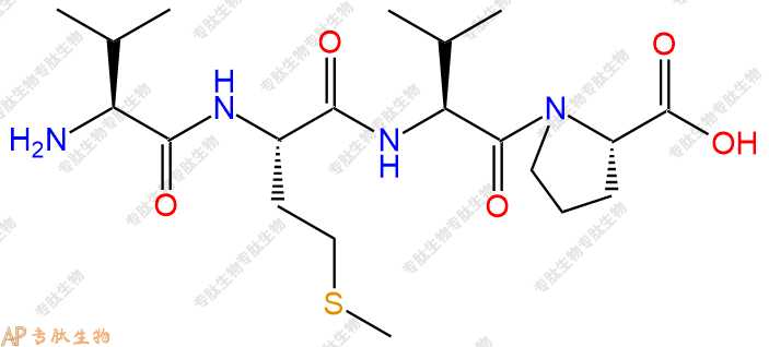 专肽生物产品H2N-Val-Met-Val-Pro-COOH
