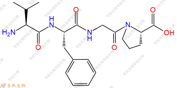 专肽生物产品H2N-Val-Phe-Gly-Pro-COOH