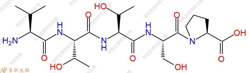 专肽生物产品H2N-Val-Thr-Thr-Ser-Pro-COOH