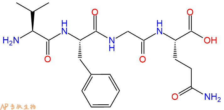 专肽生物产品H2N-Val-Phe-Gly-Gln-COOH