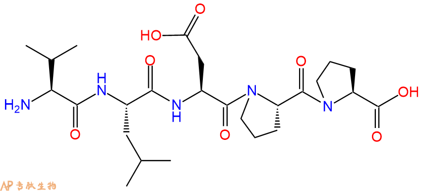 专肽生物产品H2N-Val-Leu-Asp-Pro-Pro-COOH