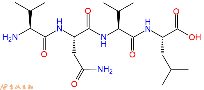 专肽生物产品H2N-Val-Asn-Val-Leu-COOH