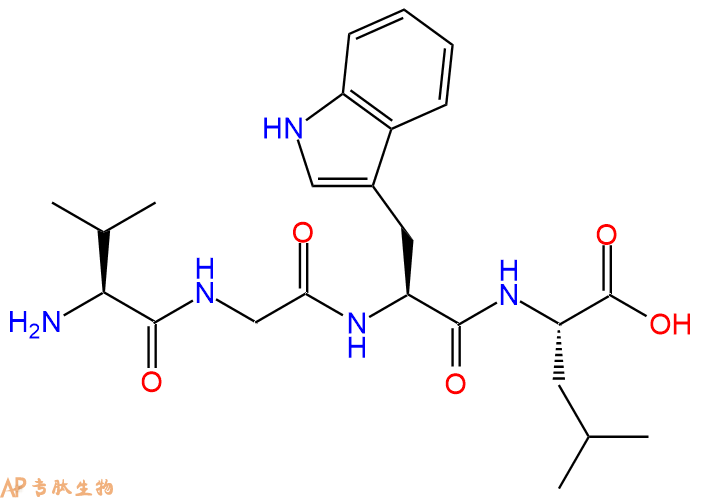 专肽生物产品H2N-Val-Gly-Trp-Leu-COOH