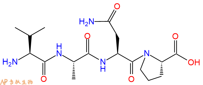 专肽生物产品H2N-Val-Ala-Asn-Pro-COOH