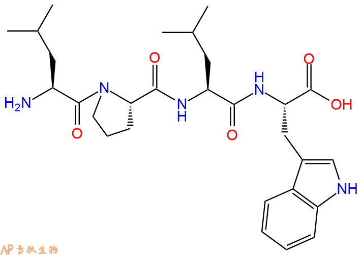 专肽生物产品H2N-Leu-Pro-Leu-Trp-COOH