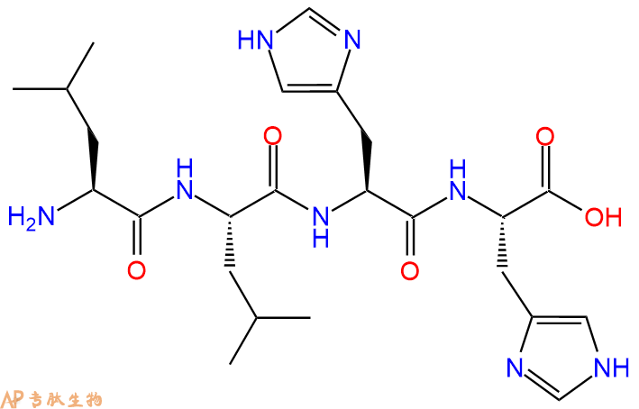 专肽生物产品H2N-Leu-Leu-His-His-COOH