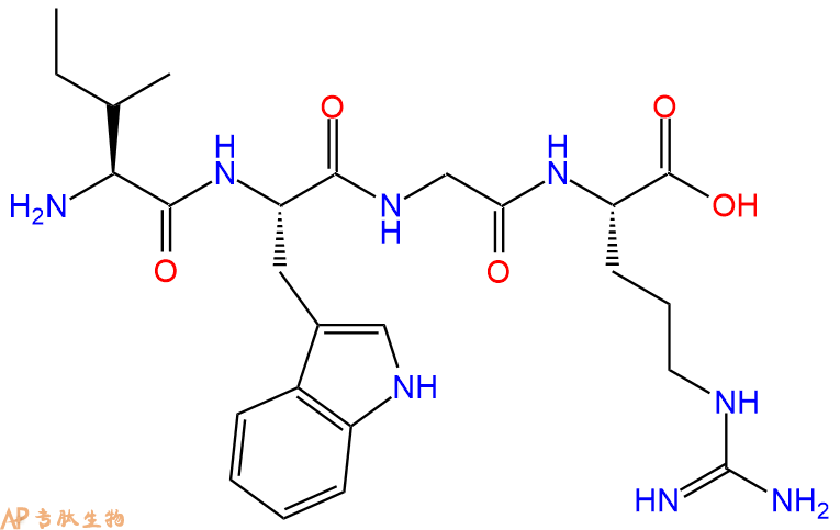 专肽生物产品H2N-Ile-Trp-Gly-Arg-COOH