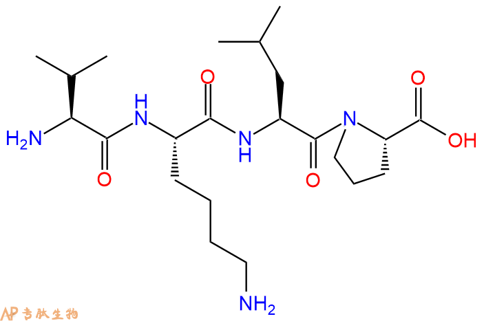 专肽生物产品H2N-Val-Lys-Leu-Pro-COOH