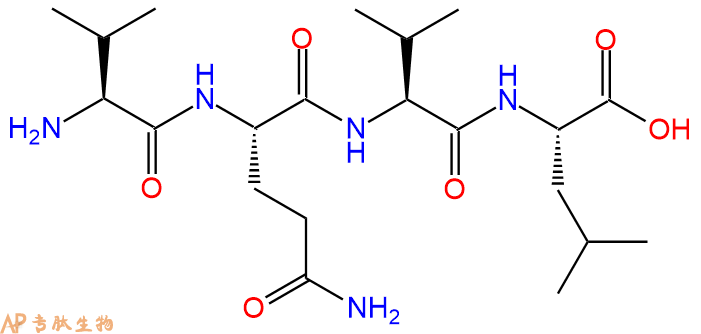 专肽生物产品H2N-Val-Gln-Val-Leu-COOH