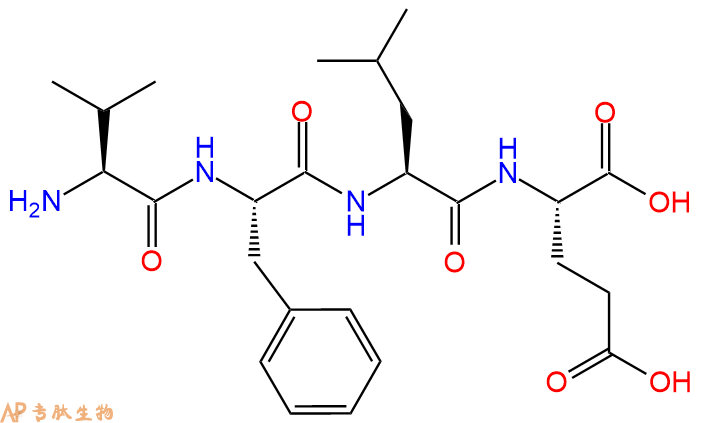 专肽生物产品H2N-Val-Phe-Leu-Glu-COOH
