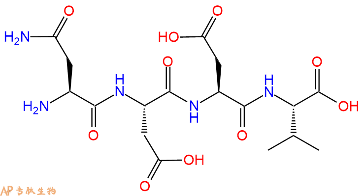专肽生物产品H2N-Asn-Asp-Asp-Val-COOH
