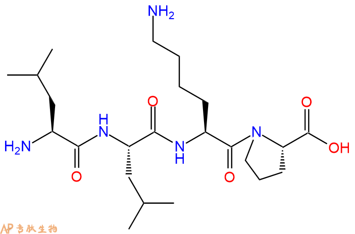 专肽生物产品H2N-Leu-Leu-Lys-Pro-COOH