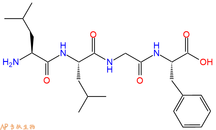 专肽生物产品H2N-Leu-Leu-Gly-Phe-COOH