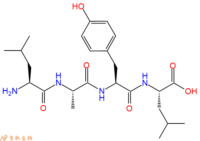 专肽生物产品H2N-Leu-Ala-Tyr-Leu-COOH