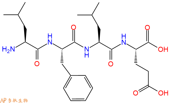 专肽生物产品H2N-Leu-Phe-Leu-Glu-COOH