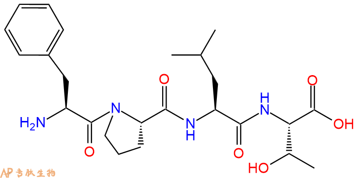 专肽生物产品H2N-Phe-Pro-Leu-Thr-COOH
