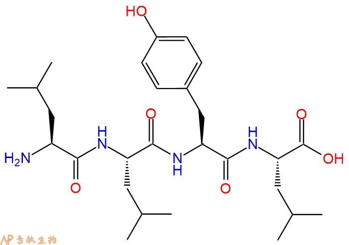 专肽生物产品H2N-Leu-Leu-Tyr-Leu-COOH
