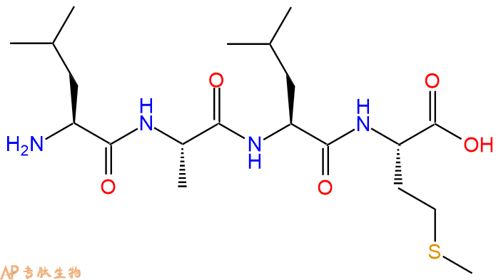 专肽生物产品H2N-Leu-Ala-Leu-Met-COOH