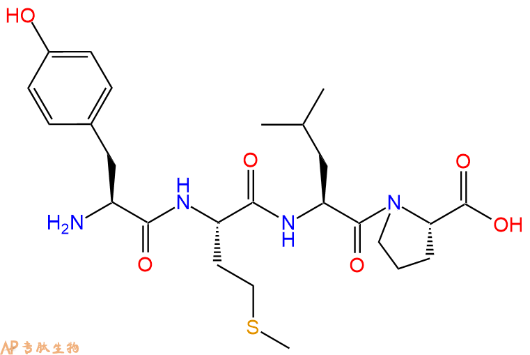 专肽生物产品H2N-Tyr-Met-Leu-Pro-COOH