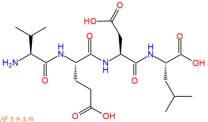 专肽生物产品H2N-Val-Glu-Asp-Leu-COOH