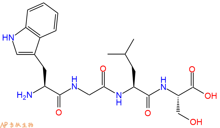 专肽生物产品H2N-Trp-Gly-Leu-Ser-COOH