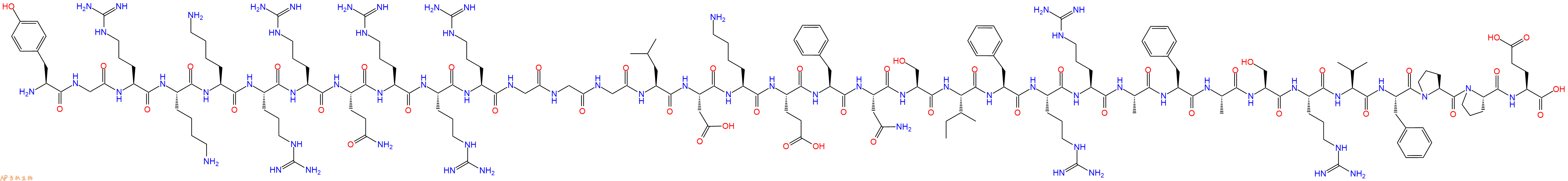 专肽生物产品细胞穿膜肽TAT-NSF222 Fusion Peptide