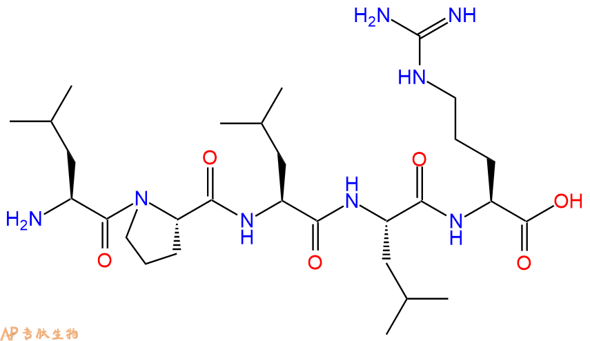 专肽生物产品H2N-Leu-Pro-Leu-Leu-Arg-COOH