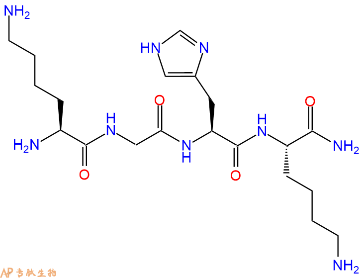 专肽生物产品H2N-Lys-Gly-His-Lys-NH2