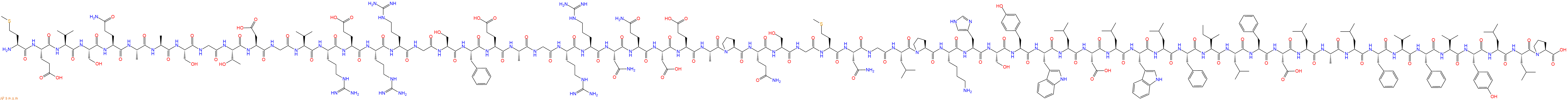 专肽生物产品H2N-Met-Glu-Val-Ser-Gln-Ala-Ala-Ser-Gly-Thr-Asp-Gly-Val-Arg-Glu-Arg-Arg-Gly-Ser-Phe-Glu-Ala-Gly-Arg-Arg-Asn-Gln-Asp-Glu-Ala-Pro-Gln-Ser-Gly-Met-Asn-Gly-Leu-Pro-Lys-His-Ser-Tyr-Trp-Leu-Asp-Leu-Trp-Leu-Phe-Ile-Leu-Phe-Asp-Leu-Ala-Leu-Phe-Val-Phe-Val-Tyr-Leu-
